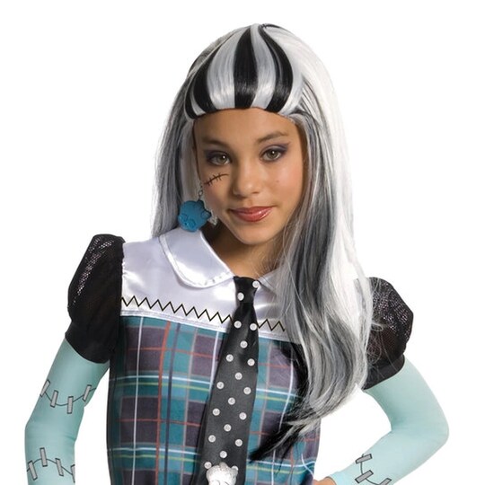 Rubies Monster High Frankie Stein Wig Girls Costume Accessory Halloween Dress Up